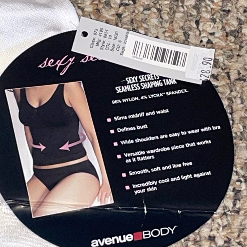 BRAND NEW!! Avenue Body Seamless Shaping Tank